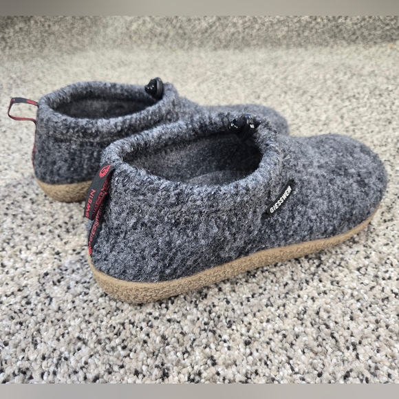 Giesswein Vent Virgin Wool Slippers in Gray Size 38 US 7 Womens MSRP $114 EUC - Picture 4 of 16